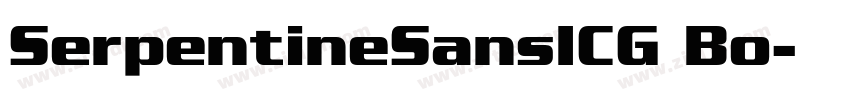 SerpentineSansICG Bo字体转换